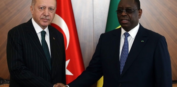 Erdoan, Senegal Cumhurbakan Sall ile grt