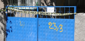 Kayseri'de 2 ailenin oturduu binaya koronavirs karantinas