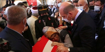 Şehit Polis Fatih Doğan, gözyaşlarıyla son yolculuğuna uğurlandı