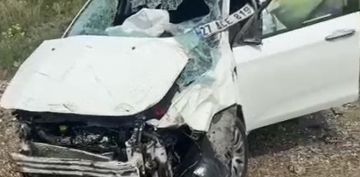 Sarz-Pnarba yolunda kaza: 1 yaral 