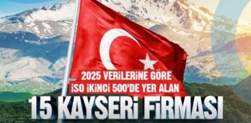 BAŞKAN BÜYÜKKILIÇ’TAN İSO İKİNCİ 500’E GİREN 15 KAYSERİ FİRMASINA TEBRİK