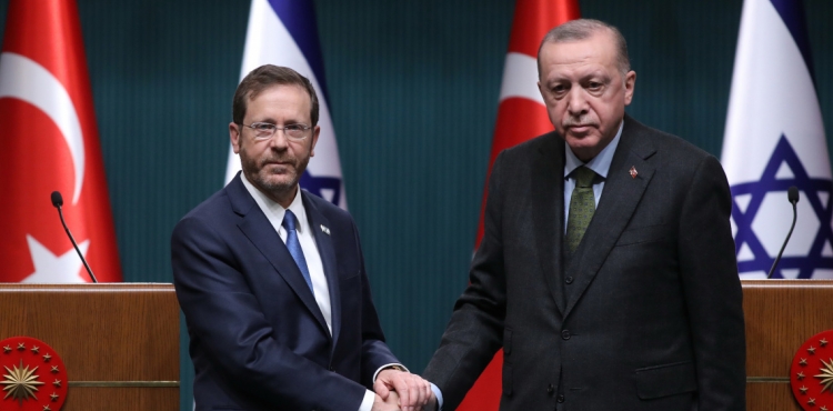 Cumhurbakan Erdoan, srail Cumhurbakan Herzog ile telefonda grt