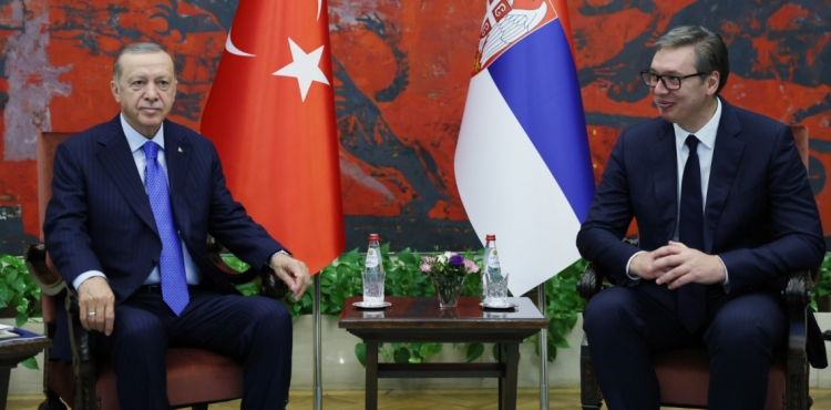 Cumhurbakan Erdoan Srbistan'da konutu