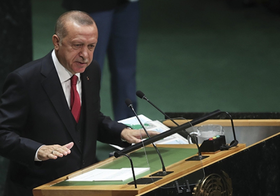 Cumhurbakan Recep Tayyip Erdoan, BM Genel Kurulu'nda konutu
