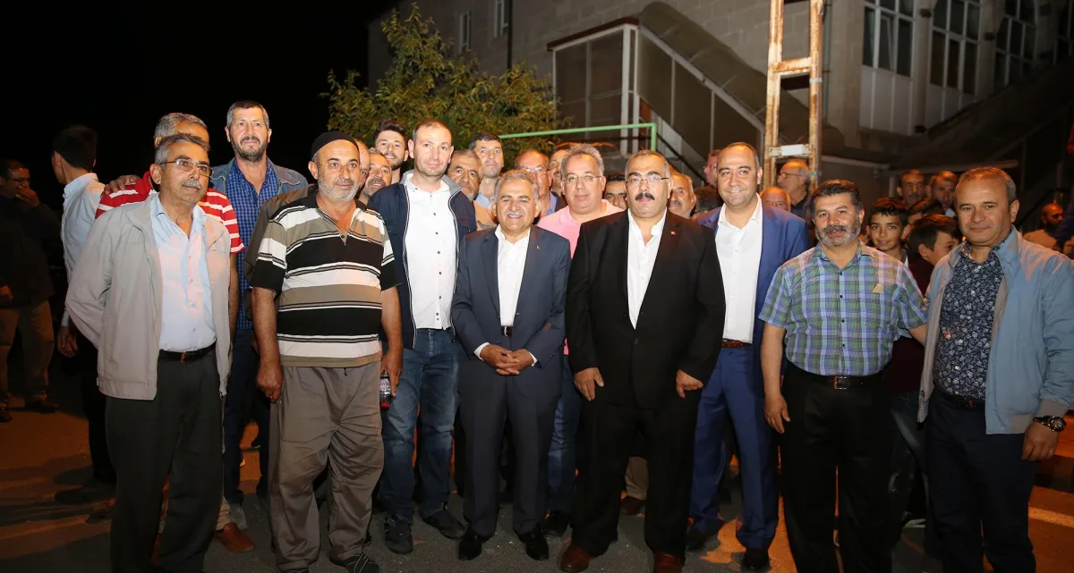 Büyükkılıç, Mimarsinan Dere Mahalle Halkı İle Sohbet Etti