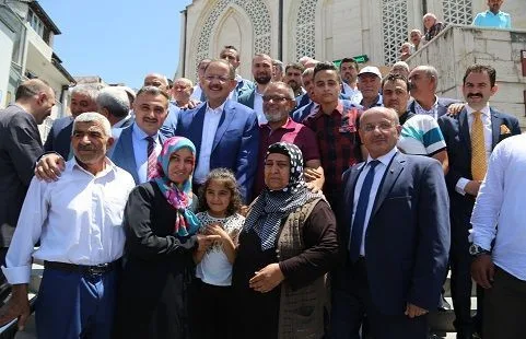 Bakan Özhaseki'den Develi'ye Bayram Ziyareti
