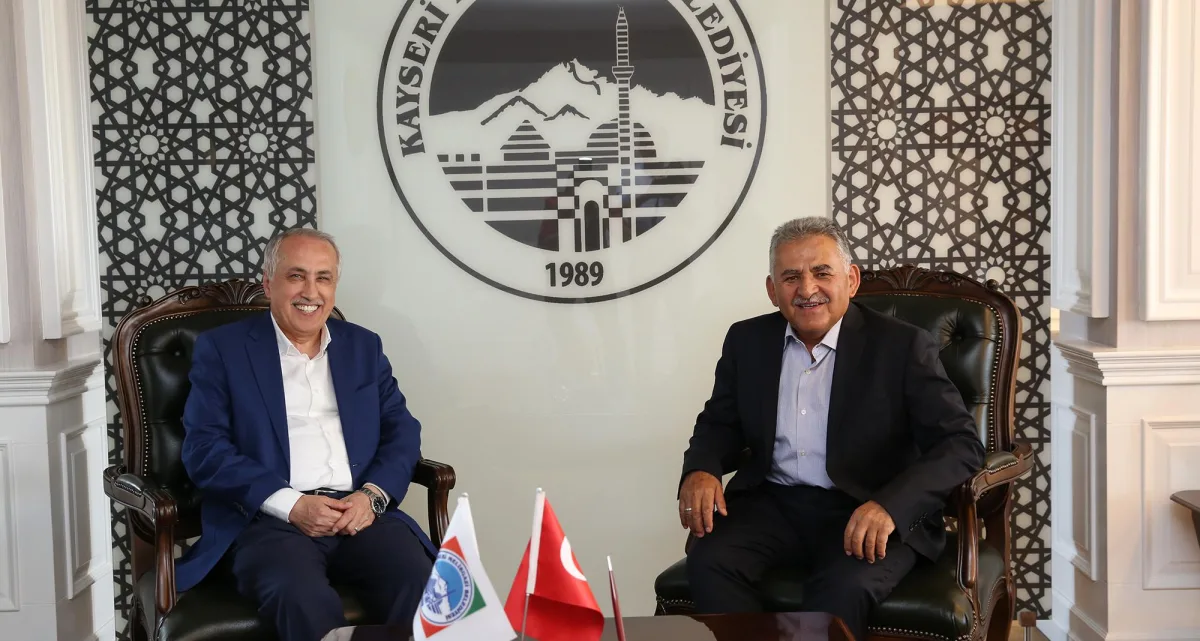 İlim Yayma Cemiyeti Genel Başkanı, Melikgazi Belediyesini Ziyaret Etti