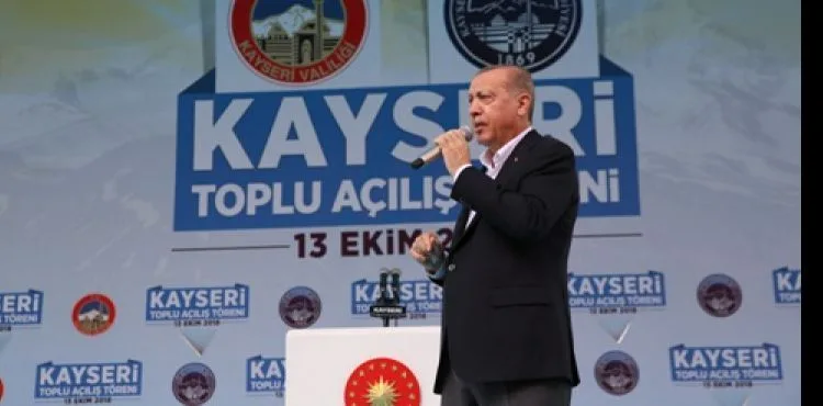 Cumhurbaşkanı Erdoğan kayseri’de