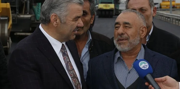 Başkan Çelik, Kayseri OSB’deki asfalt çalışmalarını takip etti