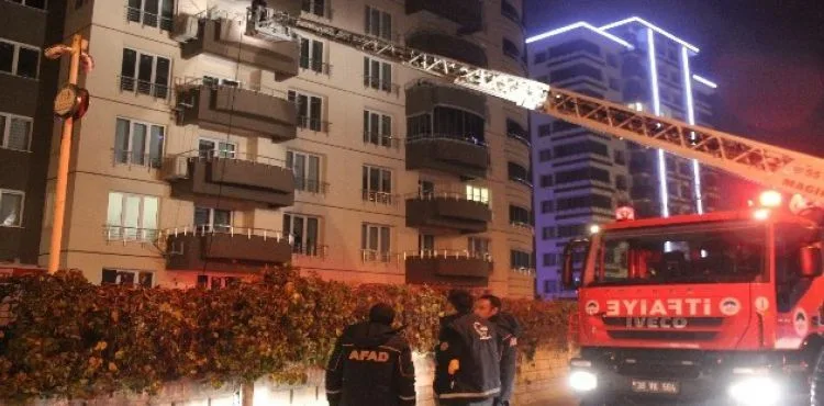 Kayseri'de korkutan yangın: 8 kişi hastaneye kaldırıldı