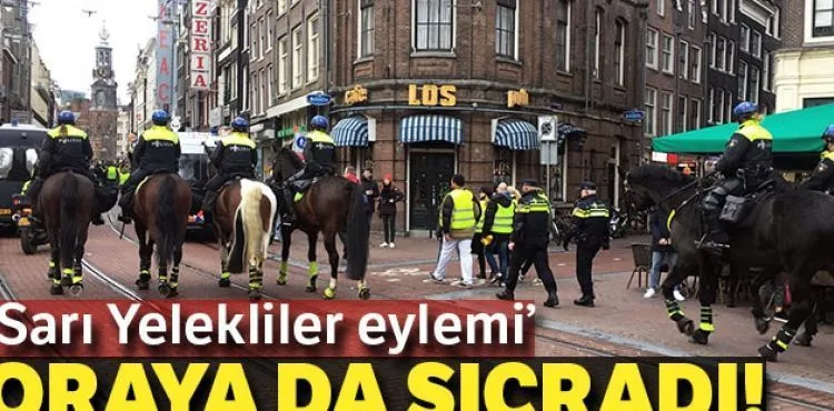 Sarı Yelekliler eylemi Hollanda'ya da sıçradı