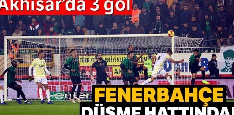 Fenerbahçe, Akhisar'da da kayıp