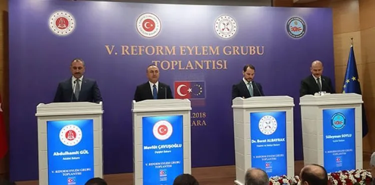 4 Bakan'dan ortak açıklama! 5. Reform Eylem Grubu Toplantısı'nda önemli mesajlar