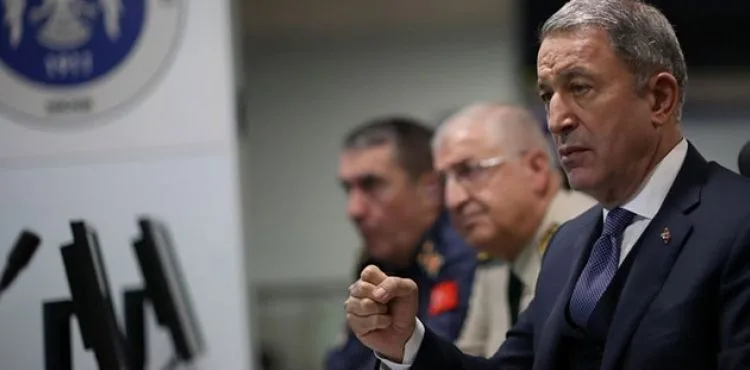 Milli Savunma Bakanı Akar: 'İsterse yerin dibine girsinler...'