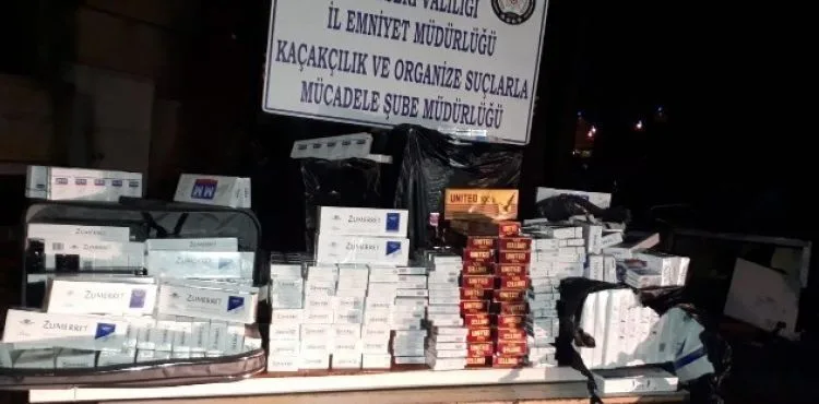 Kayseri'de 5 bin 700 paket kaçak sigara ele geçirildi