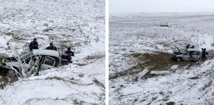 Ankara'da otomobil şarampole devrildi: 3 ölü