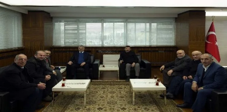 Başkan Çelik'e muhtarlardan teşekkür