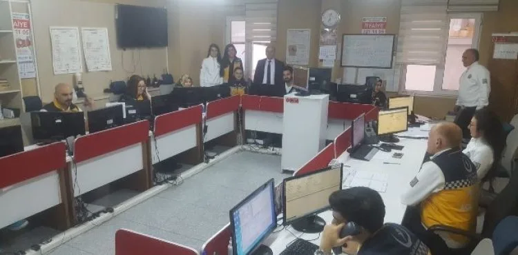 112 ekipleri yılbaşında da vatandaşın yanında
