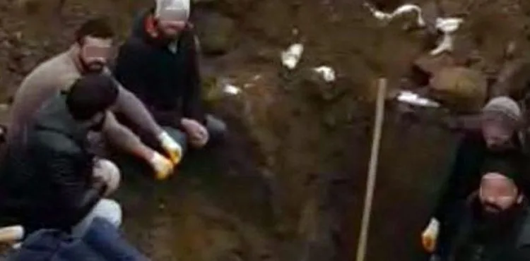 Kaçak kazıcılara jandarmadan suçüstü
