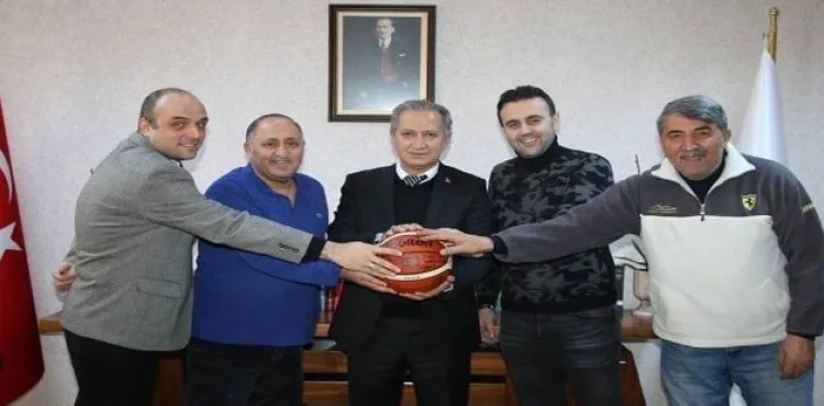 Bellona Kayseri Basketbol il Milli Eğitim Müdürü'nü ziyaret etti
