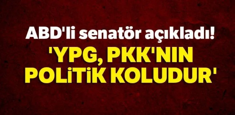 ABD'li senatör Lindsey Graham: 'YPG, PKK'nın politik koludur'