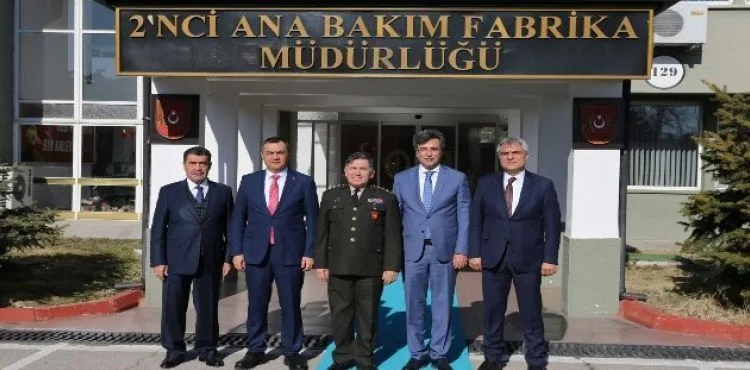KAYSO'dan 12. Hava Üs Komutanlığı ve Ana Tamir'e Ziyaret