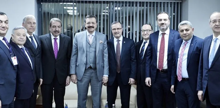 Başkan Büyüksimitci, Türkiye ABD İş Diyaloğu Çalışma Yemeğine Katıldı