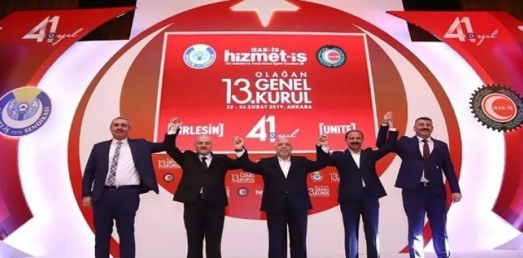Hizmet-İş 41. Yılında 13. Olağan Genel Kurulunu Gerçekleştirdi