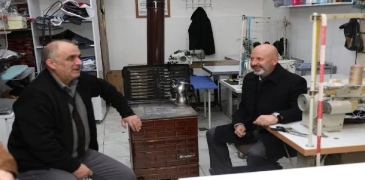 Başkan Palancıoğlu Hunat Esnafıyla