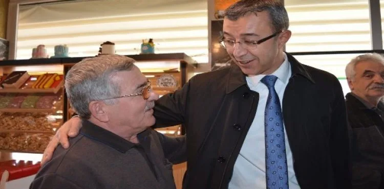 Osman Haymana Talas esnafıyla buluştu