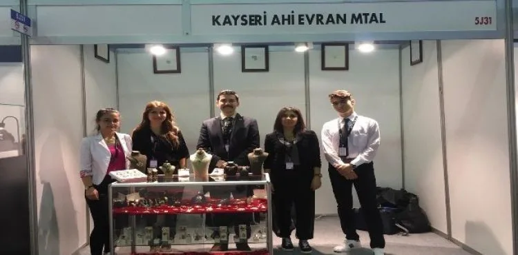 Ahi Evran Mesleki ve Teknik Anadolu Lisesi öğrencileri Mücevher İhtisas Fuarında