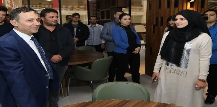 ERÜ Mühendislik Fakültesi'nde Öğrenci Çalışma Salonu Açıldı