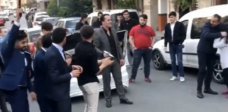 Düğün ve asker uğurlama bahanesiyle havaya ateş açan magandalar kamerada