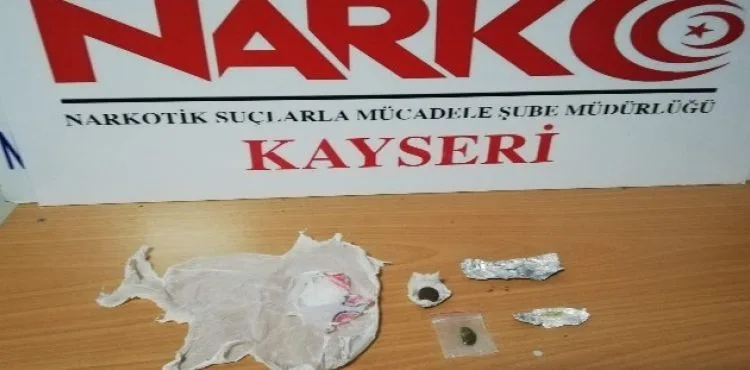 Kayseri'de uyuşturucu operasyonu