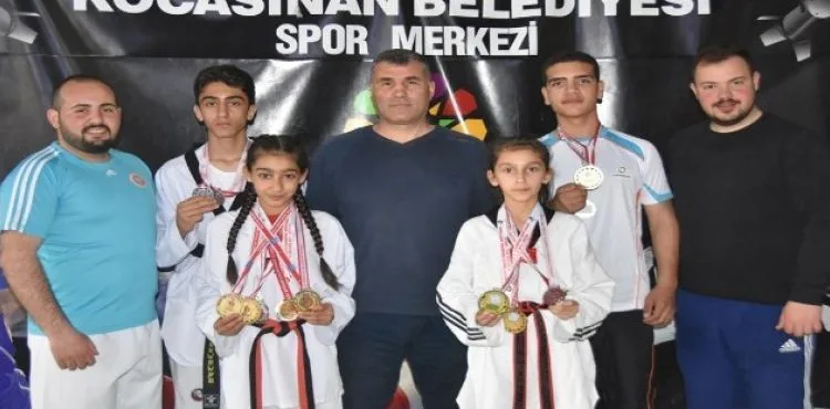 Kocasinan'da şampiyon sporcular yetişiyor