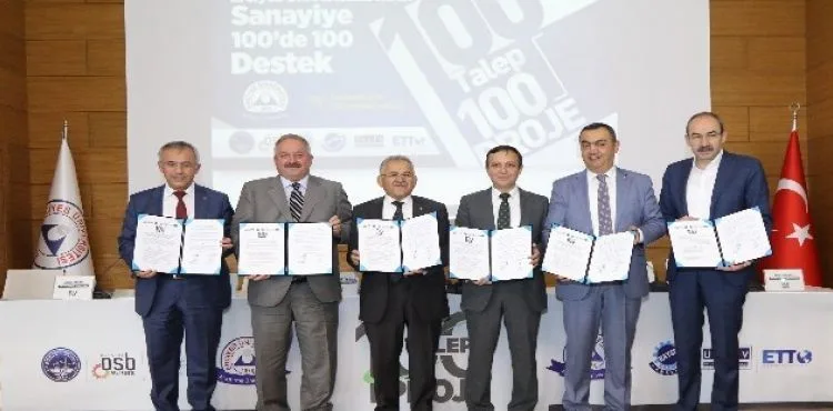 ERÜ'den Kayseri Sanayisine, Ticaretine ve Belediyelere 100'de 100 Proje Desteği