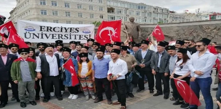 Kayserili Gençler İstiklal ruhunu yaşadı