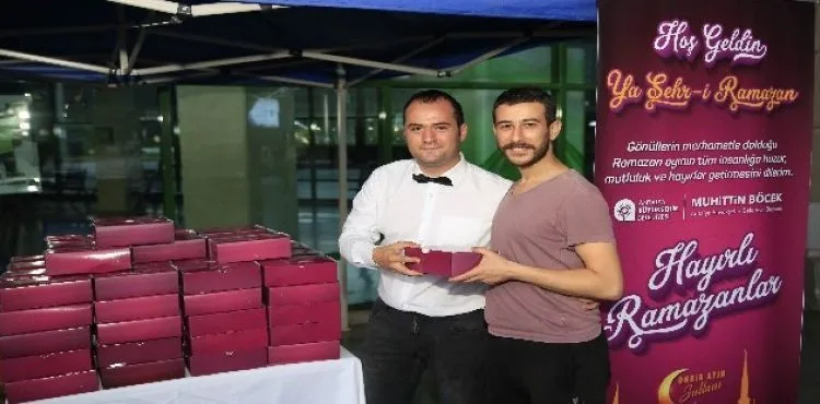 Büyükşehir Belediyesinden, acil iftarlık