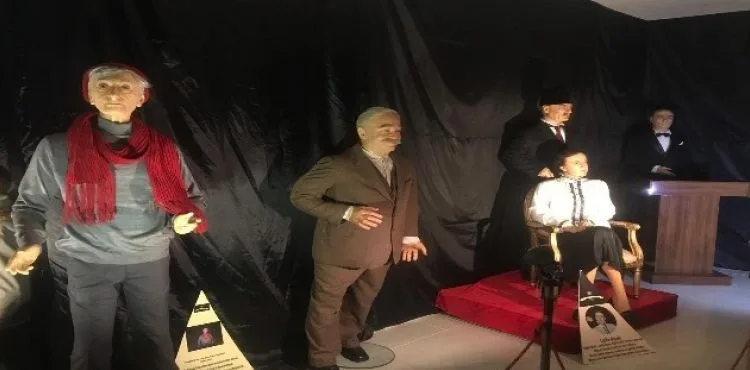 Türkiye Balmumu Heykel Müzesi'nde sergilenen heykeller Kayseri'de