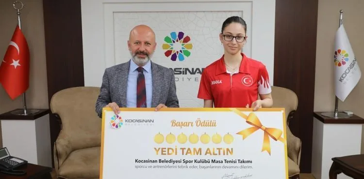 OLİMPİYAT VE MİLLİ TAKIM SPORCUSU ÖZGE YILMAZ, KOCASİNAN’DA