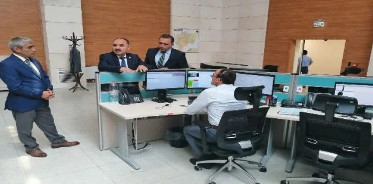 Vali Günaydın'dan 112 Acil Çağrı Merkezi ile GAMER'e Ziyaret