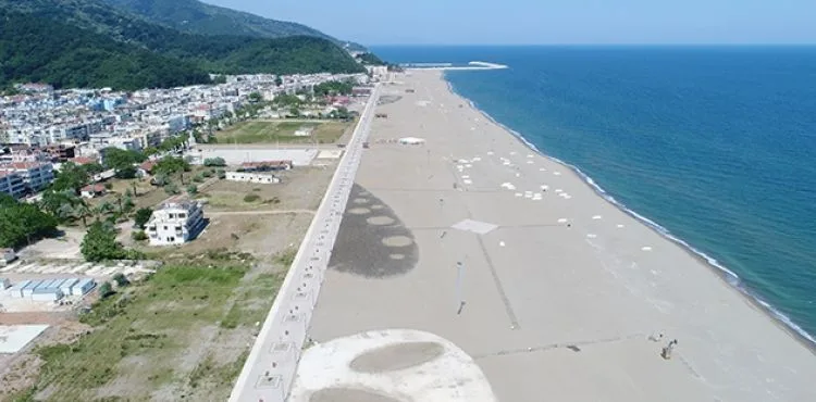 Tamamlandığında Türkiye'nin en uzun plajı olacak
