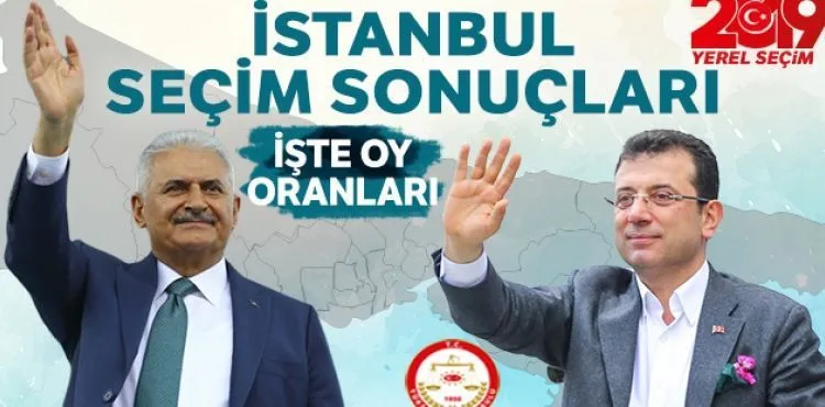23 Haziran 2019 İstanbul Seçim Sonuçları