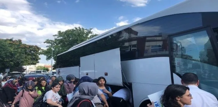 Gençlik kamplarında ilk kafile yola çıktı