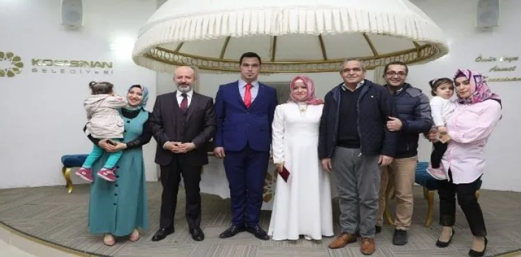 Kocasinan'da 6 Ayda Bin 255 Çift, Mutluluğa İmza Attı