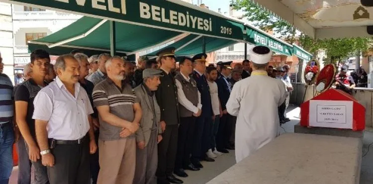 Kıbrıs Gazisi son yolculuğuna uğurlandı
