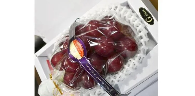 Japonya'da bir avuç üzüm 63 bin liraya satıldı