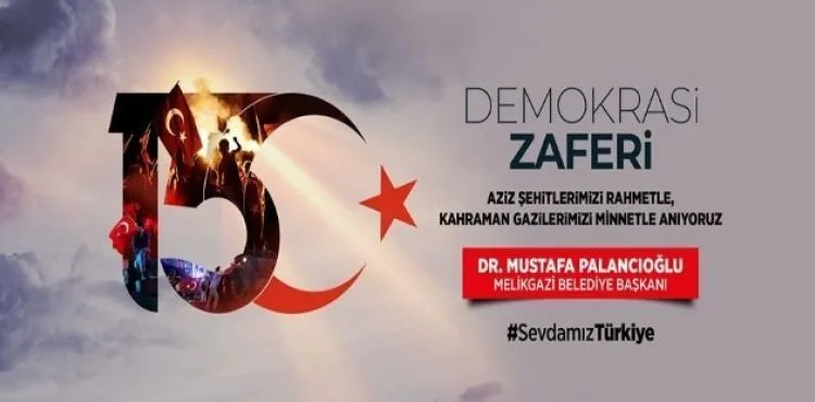 Palancıoğlu, "15 Temmuz günü aynı azim ve şevkle Demokrasi ve Özgürlükler Günü Kutlamalarına hazırız"