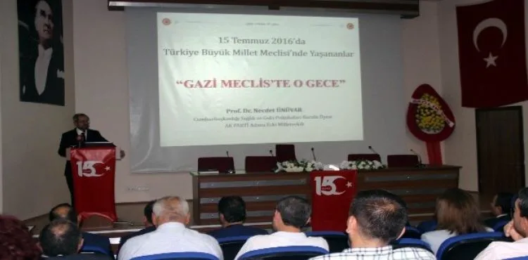 'Gazi Mecliste O Gece' Konferansı düzenlendi