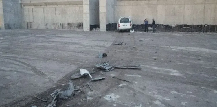 Kayseri'de akıl almaz kaza